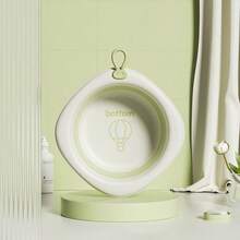 1 chậu rửa mặt gấp gọn cho bé, chậu rửa mặt treo cho trẻ sơ sinh, chậu rửa chân cho bé. - Nhiều màu - Xem 8