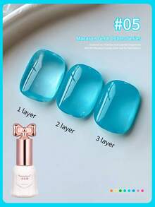 SHANGFEIYA 10ml Macaron Candy Color Gel Nail Polish 8 Colors Summer Ice Transparent Multi-Color Dopamine Gel Manicure Salon DIY Home Use 1pc/8pcs - Multicolor - View 15