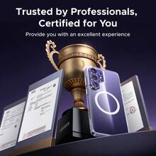 UGREEN 磁吸式透明保护手机壳，磁吸设计，透明（适用于三星S26 Ultra） - 無色 - 查看 9