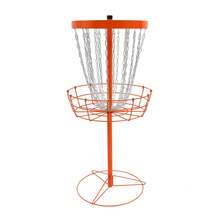 SHIOUCY Orange Disc Golf Training Stand, 27.23lbs 24 Chains Portable Practice Target For Backyard Park Outdoor Training - Orange - View 5