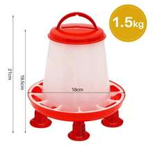 1.5 Kg/3 L Automatic Chicken Poultry Waterer Bucket Feeder High Quality Water Barrel Drinker Bucket Quail Drinking Farm Supply - 3L Waterer - View 7