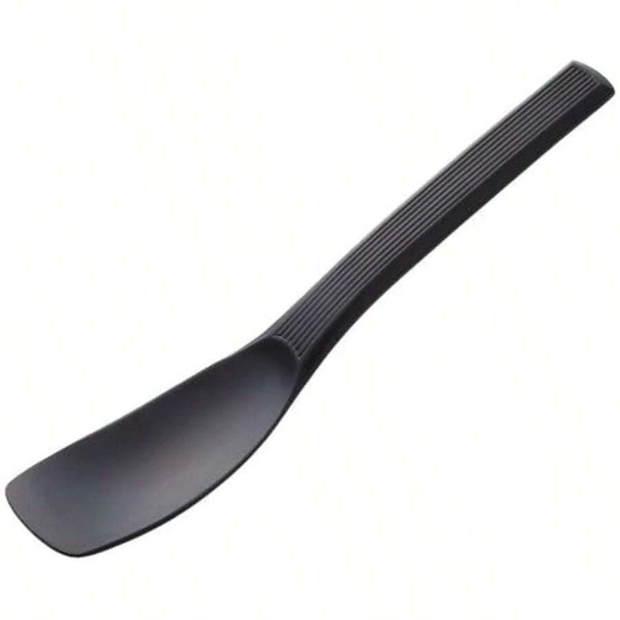 Todai 01400293 Cuchara de hielo de aluminio rayas negra fácil de cucharar fabricada en Japón - Negro Negro 193911tcx - Ver 1