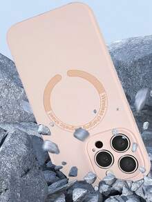 1个MagSafe磁吸液态硅胶手机壳，兼容 17 Pro Max，全方位保护，防刮擦，超薄设计 - 粉色 - 查看 4