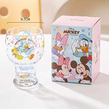 Disney 迪士尼蘑菇艺术带柄果汁/牛奶饮料杯，鸡尾酒杯 | 容量 15 盎司，适合家庭聚会、节日、音乐派对 - 彩色 - 查看 16