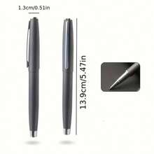 New High-End Business/Meeting/Office Smooth Writing Matte Finish Pen, Gift For Teachers, Fathers - Grey - View 2