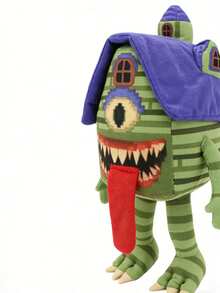 Steal A Brainrot Plush 9.8" Funny Monster Stuffed Toy, Soft Pillow Doll For Sofa & Bedroom Decor, Comfort Companion, Easter, Birthday & Mother's Day Gift - 橄欖綠 - 查看 2