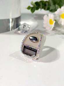 Nuevo contador de anillos electrónico con cristales de imitación personalizado, con diseño de anillo compacto para un uso cómodo en el dedo, función de reinicio con un solo clic, cuenta de 0 a 99999 para uso a largo plazo, disponible en varios colores, ampliamente aplicable (oración religiosa, actividades comerciales, juegos de entretenimiento, regalos festivos, etc.) para satisfacer diversas necesidades - Multicolor - Ver 19