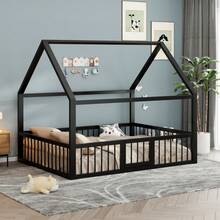 Marcos de cama - Negro + Metal + 140cm*200cm - Ver 4