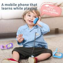 1个趣味益智卡通音乐翻盖手机玩具 - 双模式切换（数字/娱乐）| 早教认知声光玩具，男孩女孩都会喜欢，是生日、节日、新年、开学礼物的理想之选 - 彩色 - 查看 10