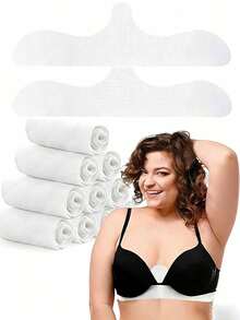 1 pieza Almohadillas para el pecho de mujer, almohadillas absorbentes y transpirables de 3 capas para el sudor del pecho - Multicolor - Ver 1