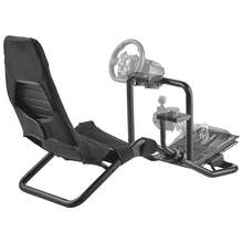 Lenkständer, Racing Wheel Stand für integrierte Simulator-Cockpits, für Logitech G25, G27, G29, G920, G923, Thrustmaster T300RS, TX F458, T500RS, T3PA-PRO (F1/GT) und CSR-Pedale, Schwarz - für  G25, G27, G29, G920, G923, integriert - Übersicht 8