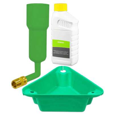 Central Heating Inhibitor 500ml + Radiator Dosing Funnel Tool + Draining Tub