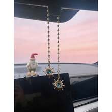 Sun Car Interior Pendant Beautiful Sun Car Rearview Mirror Hanging Decoration Car Interior Pendant - Sun - View 6