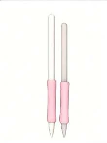 1/2/4/8 Pcs Silicone Pen Case, Pen Body Grip Case For 1st And 2nd Gen Universal Stylus Pen Case - Pink - View 4