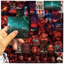 54/50 miếng dán hình nhân vật Stranger, phim hoạt hình Stranger thuộc series truyền hình giả tưởng Mỹ, phong cách kinh dị vui nhộn, đồ lưu niệm phim ảnh, quà tặng tự làm theo yêu cầu dành cho bạn bè nhân dịp sinh nhật, bộ sưu tập nhãn dán, vật trang trí, quà tặng nhỏ xinh, quà tặng ngày lễ, đồ sưu tầm. - Nhiều màu - Xem 4
