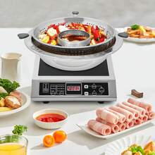 Rotary Hot Pot Hot Pot With Divider Chinese-Style Lifting Hot Pot - View 11