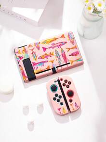 1 phụ kiện máy chơi game Switch2 (2025), ốp bảo vệ và túi đựng máy Switch in họa tiết vảy cá tối giản, phù hợp với Switch2/Switch OLED/Switch NS, phụ kiện máy chơi game Switch2 thế hệ mới, món quà tuyệt vời nhất dành cho người chơi SWITCH. - Xem 3