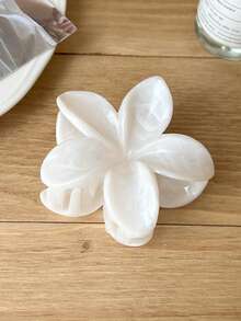 1个甜美可爱女孩风花朵发夹，精致发夹，抓力强劲，适合各种发型，女孩发爪，装饰发饰，发夹，发卡，发抓，发爪夹，秋冬度假装扮，女士夏季 - 彩色 - 查看 30