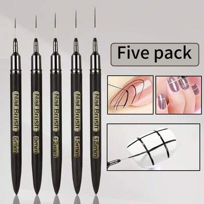 超细绘图笔工具美甲细线笔，超细绘图笔，渐变笔，美甲沙龙专用画笔套装