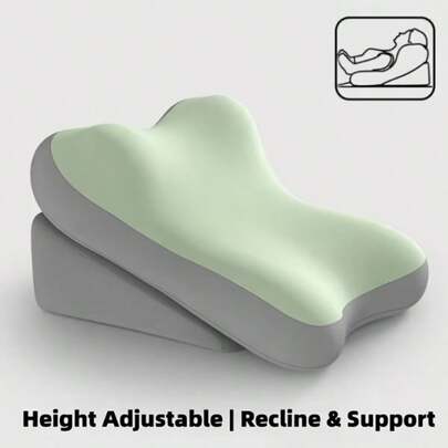 Memory Foam Adjustable Backrest Pillow, Suitable For Bed - Ergonomic Mattress With Leg-Lift Wedge And Tilt Support, Ideal For Back Support And Reading - Premium Mattress With Wedge Pillow.