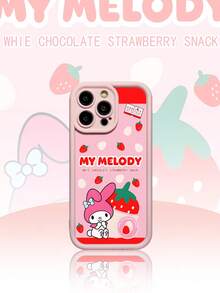 SANRIO 兼容白色保护壳，加厚软壳 Meloidy 手机壳，兼容苹果 17 Air，防摔防滑，新款大耳朵狗手机壳 - 粉色 - 查看 2