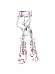 1/2/4件套旅行装睫毛夹，不锈钢弧形睫毛夹，闪亮亮片手柄，打造浓密卷翘睫毛，持久自然卷翘，适合所有眼型 - 彩色 - 查看 10