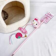 三丽鸥家族系列 Hello Kitty / My Melody / Kuromi 逗猫毛绒玩具铃铛互动猫咪解闷玩耍布艺材质（1 件） - 查看 11