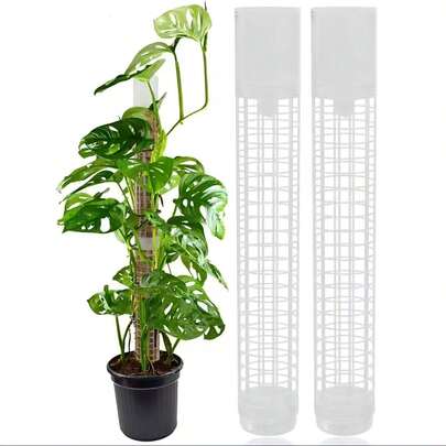 室内攀援植物苔藓柱支架，苔藓棒植物生长花园支撑配件，滴灌系统