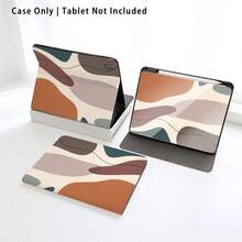 1pc Abstract Pattern Flip Cover Tablet Protective Case With Pen Slot, Compatible With Samsung A9/A9+/S9/S9FE/A11/A11+/S11/S10 FE/S10 FE+/S10 Lite, A16 2025, Air 11/13, M3 2025, Mini 7 A17, Pro 2024, Air 11/13, M2 2024, Pro 11/13, M4 2024, Pro 12.9, 7/8/9 Gen, 10.2, 10 Gen, 10.9, Air 4/5/6/7/8, 10.9, Pro 11, 4/5/6 Gen, Mini 6, Se 11, Honor, Matepad Se 11, - Multicolor - View 7