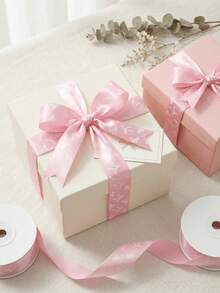 1 cuộn ruy băng satin polyester mật độ cao màu hồng, dài 5 thước Anh, chất liệu mềm mượt, thích hợp để gói bó hoa Ngày của Mẹ, trang trí vòng hoa cưới, dây trang trí tiệc, gói bánh, trang trí tiệc sinh nhật, phụ kiện tóc tự làm và vật liệu may vá. - nơ hồng - Xem 11
