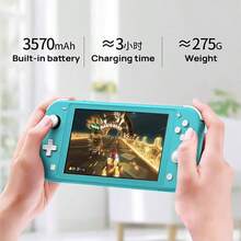 Nintendo Switch The Switch Lite Handheld Game Console Is Small, Lightweight, And Portable, Featuring A 5.5-Inch LCD Screen, Supporting Online And Local Gaming, And Available In Multiple Colors. - View 3