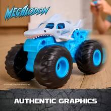 Monster Jam Megalodon Remote Control Monster Truck With Ramp 1:64 Scale - 1 - 查看 8