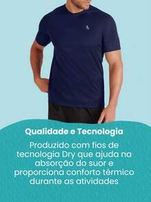 Lupo Sport Men's Performance Advanced Seamless Half Sleeve T-Shirt - Azul - Ver 6