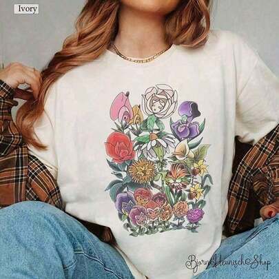 Camisa, Camisa Alice Flower, Princesa Alice, Camisa Comfort Color, Camisa Epcot Flower And Garden, Camiseta de Algodón Epcot Festival 220g, Diseño, Top con Gráficos de Dibujos Animados Lindos, Corte Unisex, Idea de Regalo de Cumpleaños, Camisa Temática de 0001220 G Camisa de Algodón Resistente, Camisa de Algodón de Mujer Moderna y Cómoda, Adecuada para Fines de Semana, Viajes, Compras, Actividades al Aire Libre o Ocio, Tela Duradera de Alta Calidad Adecuada para Todas las Temporadas, Top Moderno, Tops Vintage de Mujer, Ropa Vintage de Mujer, Tops Lindos de Mujer, Camisetas de Algodón, Zuecos, Camisas de Halloween, Ropa de Verano, Tops Casuales Punk Western de Mujer, Traje del Cuarto de Julio, Ropa Kpop, Conjuntos de Vaquero de Mujer, Ropa% Algodón Y2k, Ropa Gótica HP37