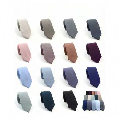 1pc Men's Minimalist High-Density Solid Color Polyester Tie, Soft Texture, Comfortable Skin-Friendly, Suitable For Daily Work And Wedding Party Attire,Accessories,Festival