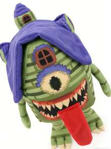Steal A Brainrot Plush 9.8" Funny Monster Stuffed Toy, Soft Pillow Doll For Sofa & Bedroom Decor, Comfort Companion, Easter, Birthday & Mother's Day Gift - 橄欖綠 - 查看 5