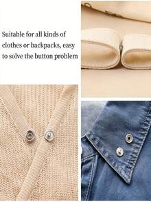 专业金属按扣工具套装，配备耐用钳子，适用于手工和缝纫项目，可安装金属纽扣，非常适合包袋制作和鞋子维修。 - 多色 - 查看 2
