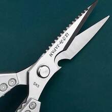 Kitchen Scissors Multi-Functional Stainless Steel Household Scissors For Cutting Chicken And Fish Special Shears - A-silver - View 6
