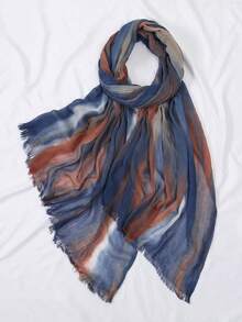 1 chiếc khăn choàng xếp ly nhiều màu ombre phong cách Bohemian dành cho nữ, thanh lịch và thời trang, phù hợp làm phụ kiện đội đầu khi ra ngoài, mềm mại và chắn gió, lý tưởng cho sử dụng hàng ngày, buổi tối, du lịch, đám cưới, giữ ấm nơi công sở, quà tặng ngày lễ, đi biển. - Nhiều màu - Xem 18