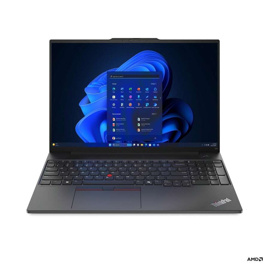 New - Lenovo ThinkPad E16 Gen 2 16" IPS AMD Ryzen 5 7535U 2.9GHz 8GB RAM 256GB SSD WIN11P, Black - Xem 1