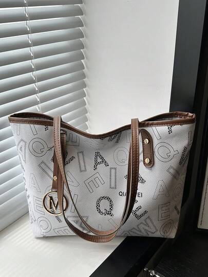 2026新款休闲时尚单肩包，多功能手提包，高端质感，大容量通勤包，女士必备