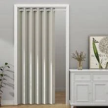 1 套日式全遮光磁性隔断帘，免打孔折叠门帘，带伸缩杆，遮光效果极佳，垂感顺滑，防风遮阳加厚室内窗帘，适用于客厅、卧室、厨房、儿童房等。 - 自然色 - 查看 20