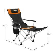 Patio Lounge Chair & Swing Chair - 橘色 - 查看 8