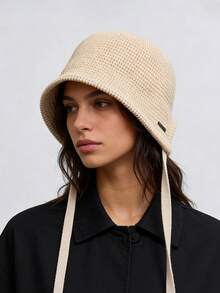 1 Peça Chapéu de Palha Versátil e da Moda para Mulheres, Chapéu de Sol Confortável para Uso Externo, Viagem, Praia, Festa, Uso Casual - Multicolorido - Visão 1