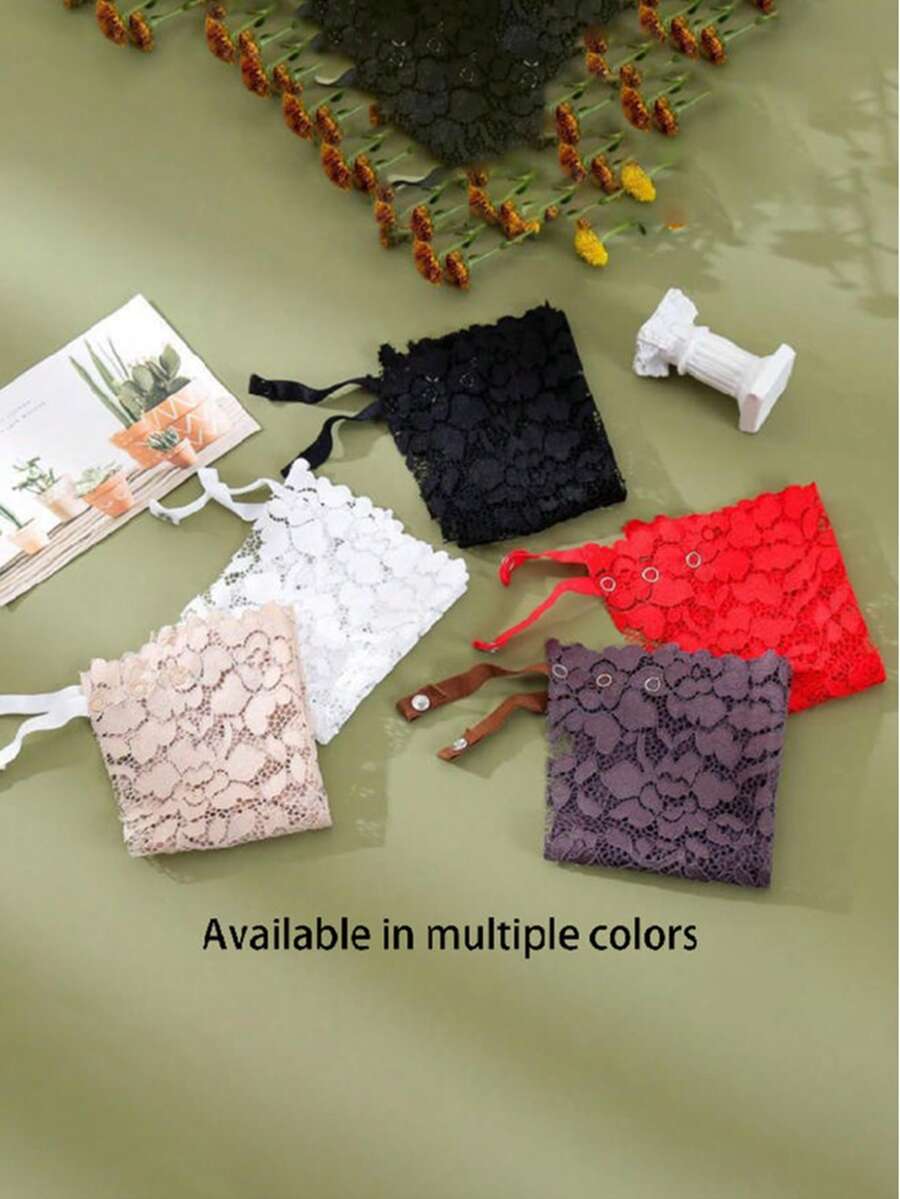 Skin-Friendly And Comfortable, Anti-Exposure One-Piece Top, Exquisite Lace Bra, Seamless Cropped Design, Strapless Invisible Lingerie - multicolor - View 1