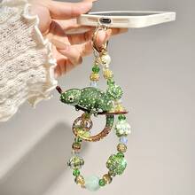 Green Phone Chain - Luxurious Dreamy Charm Beads, Unique Accessories Phones, Keychains, And Bags, Women - 綠色 - 查看 4