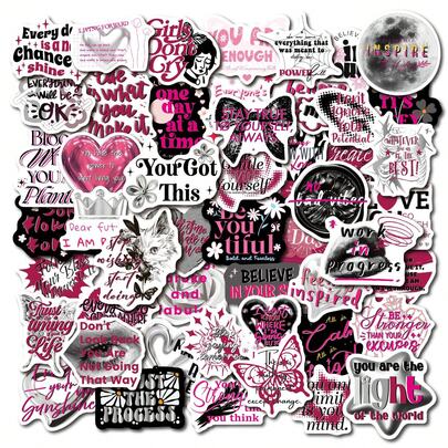 Bộ 50 miếng dán graffiti bí ẩn phong cách Y2K cổ điển, hình hoạt hình dễ thương, thích hợp để trang trí sổ lưu niệm, đồ thủ công, văn phòng phẩm, thiệp, phong bì, đàn guitar, nhạc cụ, quà tặng, tiệc tùng, phần thưởng.