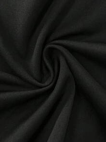 Atasan Seksi, Modis, Serbaguna, Berwarna Polos dengan Tali Ruffle Asimetris, Cocok untuk Pesta dan Acara Kumpul-kumpul, Model Kasual Musim Semi/Panas Terbaru Warna Hitam - Hitam - View 10