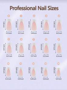 150 Móng giả kiểu Pháp hình chữ V sâu, Móng giả dán hình chữ nhật màu hồng 3 trong 1, Móng giả bền lâu, Thích hợp cho việc tự làm móng, 15 kích cỡ - Hồng - Xem 5