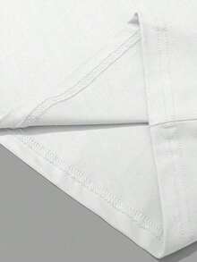 Men's Casual Short Sleeve T-Shirt - 白色 - 查看 5